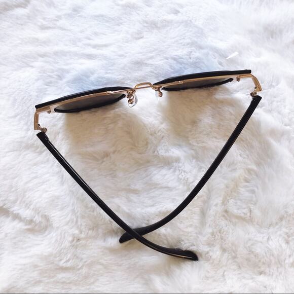 Margo Blue & Black Brow Bar Sunglasses - Picture 8 of 10